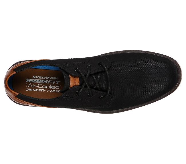 Zapatos Sin Cordones Skechers Hombre - Matlo Negro RNDYG7812